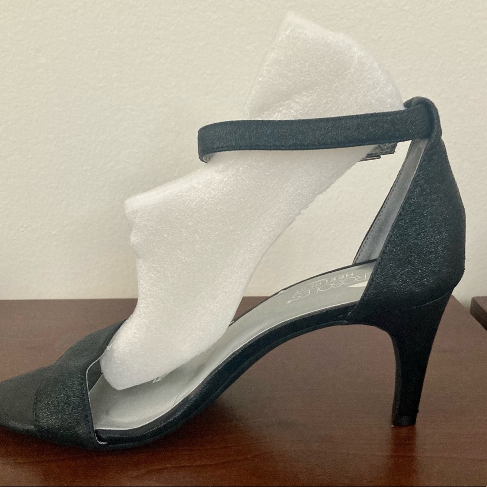 Aersoles Dressy Heels, 8.5M, Black Glitter